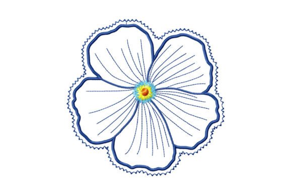 Blue Flower Applique: A Thoughtful Choice for Personalized Gifts