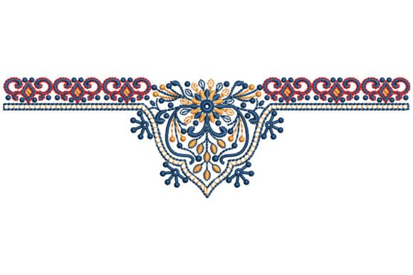 Corner Border: A Charming, Versatile Embroidery Accent for Meaningful Gifts
