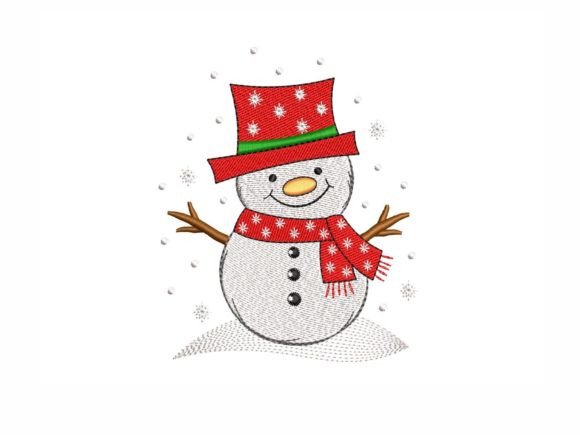 Cute Little Snowman: A Smart Choice for Small Business Embroidery