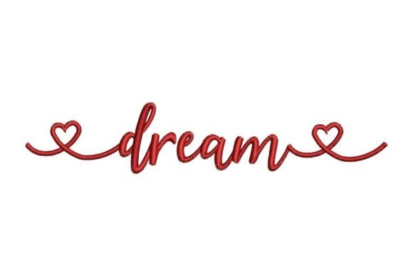 Dream with Hearts: A Thoughtful Embroidery Design for Meaningful Gifts