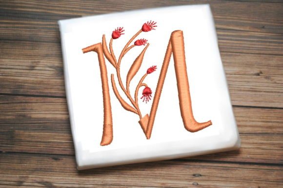 Floral Monogram Letter M: A Designer’s Real-World Stitch Test