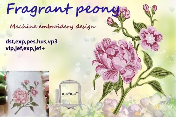 Fragrant Peony: A Thoughtful Embroidery Design Review for Small Business Brands