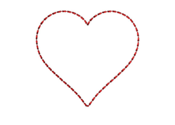 Heart Bean Stitch