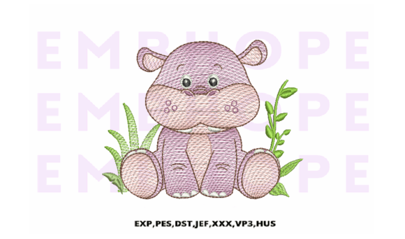 Jungle Animal Hippopotamus