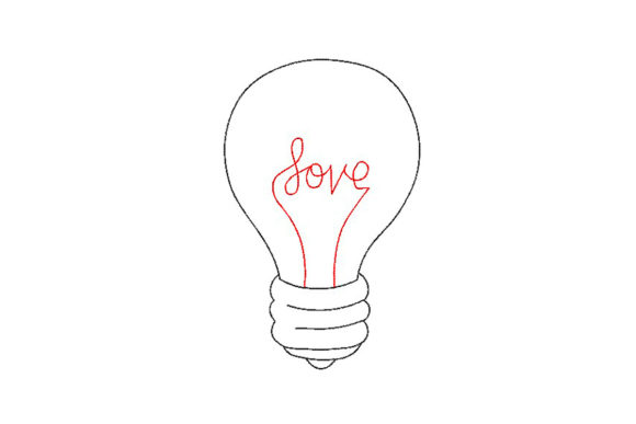 Light Bulb with Love
