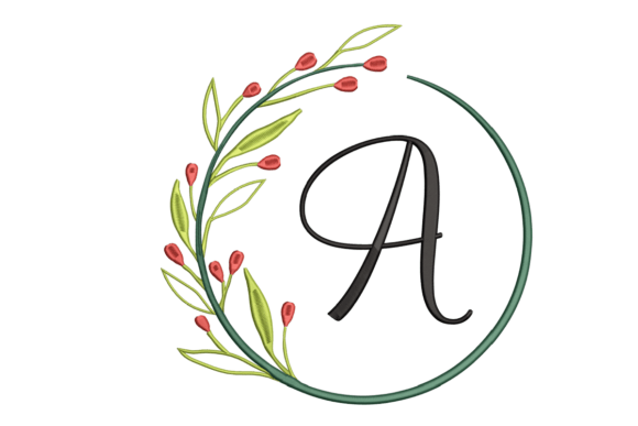 Monogram A: A Seasonal Embroidery Staple