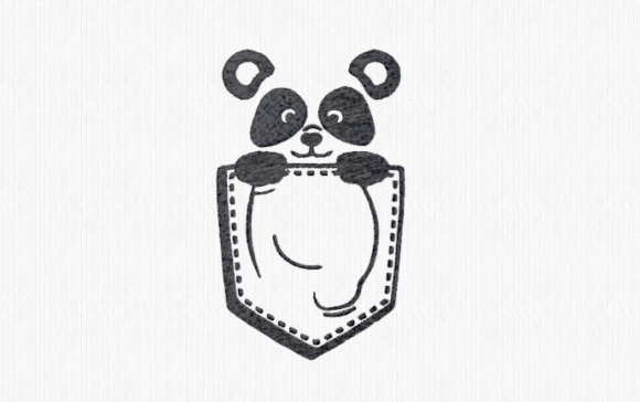 Panda in a Pocket: A Sweet, Stitch-Ready Embroidery Gem