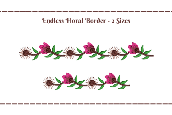Seamless Border: A Craft Fair-Ready Embroidery Design