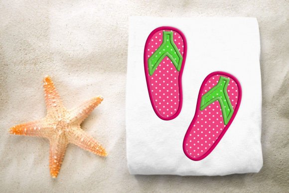 Summer Flip Flop Applique